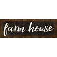 thumbnail image 3 of Gango Home Decor Contemporary Happy Place & Farm House by Marla Rae (Ready to Hang); Two 18x6in Brown Framed Prints, 3 of 5