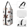thumbnail image 5 of Uemuo Yoga Labrador Retriever Pattern Portable Toiletry Bags with Handle, Waterproof travel Make up Bags for Women, Large Capacity Travel Cosmetic Bags, 5 of 9
