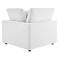 thumbnail image 5 of Modway Commix Down Filled Overstuffed Performance Velvet 3-Seater Sofa in White, 5 of 10