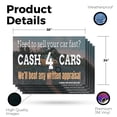 thumbnail image 2 of Cash 4 Cars Vinyl Decal 5 Pack of 24 Inch x 36 Inch Weatherproof Heavy-Duty Adhesive Backing | Vehicle Purchases, Quick Offers, Trusted Services | Made in USA, 2 of 6