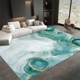 Area Rugs, Marble Swirl Watercolor Rug Home Modern Carpet, Abstract