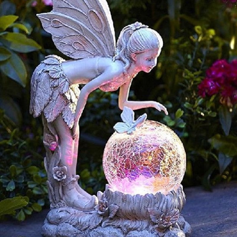 Cute Sleeping Fairy Baby With Blue Wings Fairy Garden Christmas Stocking Stuffer Baby Fairy for Miniature Fairy Gardens More Colors Available