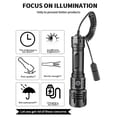 thumbnail image 2 of Powerful Handheld Led Flashlights Fixed Focus Usb Rechargeable Super Bright Hand Lantern For Camping Emergencies, 2 of 9