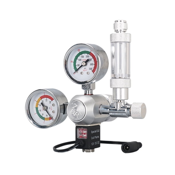 Btafrte Regulador Control CO2 para Acuario Kit Válvula Retención Solenoide DIY (enchufe Europeo W21.8)