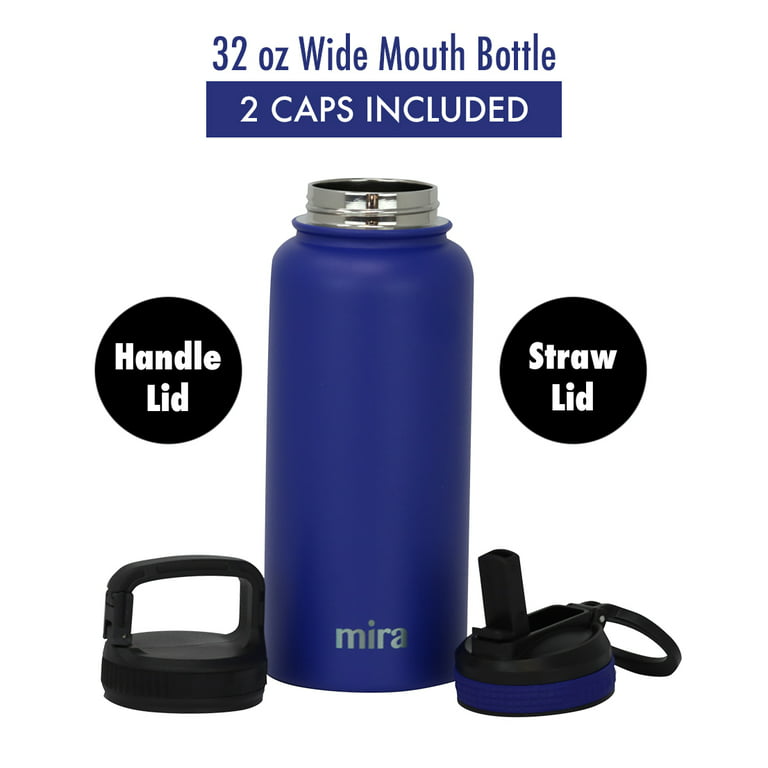 MIRA 12 oz Stainless Steel Vacuum Insulated Kids Water Bottle - Double  Walled Cola Shape Thermos - 24 Hours Cold, 12 Hours Hot - Reusable Metal  Water