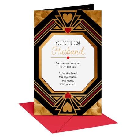 American Greetings Valentine's Day Card for Husband (You're The Best)