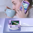thumbnail image 6 of Compatbile with Z Flip 5 Case with Hinge Protection,Samsung Flip 5 Heavy Duty Shockproof Full Body Protective Plating Phone Case Cover for Galaxy Z Flip 5 5G(2023)-Purple, 6 of 12