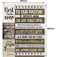 thumbnail image 6 of Pastor Appreciation Gifts, Pastor Gifts for Men, Pastor Gifts Blanket, Unique Pastors Gifts, Birthday Gifts for Pastors Men, Thanksgiving Gifts for Pastor, Christian Religious Gifts for Pastor Day, 6 of 6