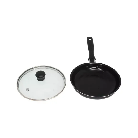 Ceramic Mini Egg Pan with Handle Black