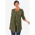 thumbnail image 4 of Jessica London Women's Plus Size Flyaway Cardigan, 4 of 4