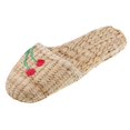 thumbnail image 1 of Zapatillas de casa hombre y paja Zapatillas de casa hechas a mano Sandalia de masaje 40 SM SunniMix Zapatillas de paja, 1 of 8