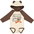 thumbnail image 3 of Inktastic Never Giving Up Limb Loss Awareness Orange Ribbon Boys or Girls Long Sleeve Baby Bodysuit, 3 of 5