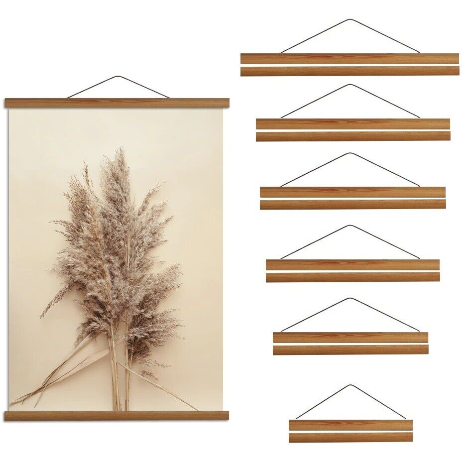 dosili Wooden Frame Poster Hanger Photo Frame Poster and Prints Wood Decor