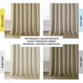 thumbnail image 3 of HPD Half Price Drapes Light Beige Heritage Plush Velvet Room Darkening Curtains for Bedroom & Living Room Curtains (1 Panel), Window Curtains 108 inches long, Rod Pocket Curtains & Drapes, 50W X 108L, 3 of 11