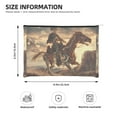 thumbnail image 3 of Cauagu Western Skeleton Cowboy Horse for Tyvek Makeup Bag,Reusable Travel Cosmetic Bag Women Organizer Toiletry Bag Birthday,Gifts for Women Girlfriend Mom Teacher 6.5’’*8.9’’, 3 of 7