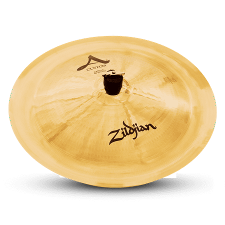ZILDJIAN 20529 18" CUSTOM CHINA CAST BRONZE CYMBAL WITH MID TO HIGH PITCH NEW