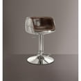 thumbnail image 2 of ACME Brancaster Upholstery Adjustable Stool in Vintage Brown, 2 of 3