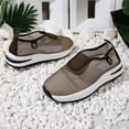 thumbnail image 4 of Shallow Cut Women's Casual & Dress Shoes Comfortable Plus Size Office Work Daily Wear Spring Summer Brown 6.5, 4 of 9