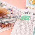 thumbnail image 4 of 1pc Transparent Stapler Plastic Binding Machine Book Binding Tool Stapling Tool, 4 of 8