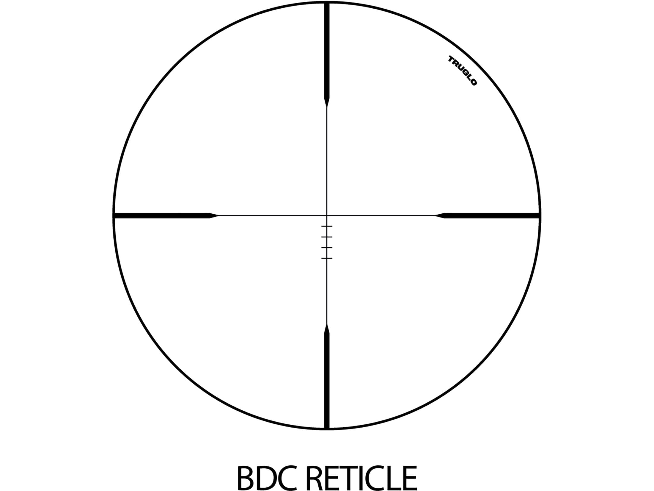 TRUGLO Nexus Rifle Scope 3-9x 40mm Duplex Reticle Matte Black