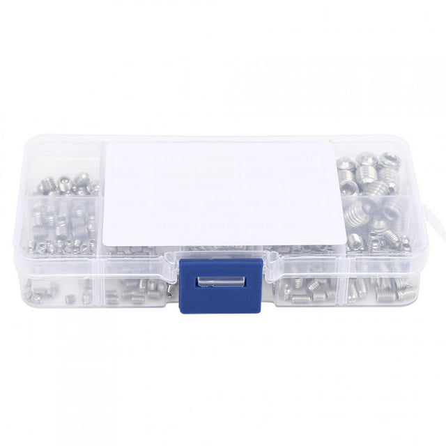 Juego de combinación de tornillos 300 piezas M3 M4 M5 Bling Bling Tornillo de cabeza Hexagonal Acero inoxidable