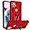 Red, variant on Grade Drop Impact for Moto One 5G Ace Case Motorola One 5G Ace G 5G Case 360 Metal Rotating Ring Kickstand Holder  Heavy Duty Shockproof Case for One 5G Ace Phone Case (Blue)