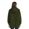thumbnail image 6 of Time and Tru Women’s and Women’s Plus Faux Shearling Zip Hoodie Jacket, Midweight, Sizes S-3X, 6 of 8