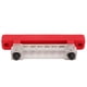 thumbnail image 5 of Bloque de distribución de energía de barra de bus de 6 terminales, 48V, 150A, con cubierta, pernos M6, tornillos M4 para coche, RV, caravana, barco marino, rojo, 5 of 5
