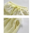 thumbnail image 3 of lnmuld Snow Pants Girls Solid Color Casual Sweatpants Elastic Drawstring Joggers Straight Leg Pants with Pockets for Everyday Wear Size:6-7 Years, 3 of 9
