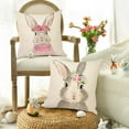 thumbnail image 3 of Bjutir Easter Pillow Covers 17.7X17.7 Inches Decorative Throw Pillow Covers Farmhouse Cushion Case For Wedding Home Outdoor Indoor Decor, 3 of 5