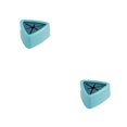 thumbnail image 3 of bedienty Towel Holder Wall Mounted Self Adhesive Bathroom Hanger Punch Free Washroom Rack Removable Robe Apron Organizer Light Blue 2Set, 3 of 6