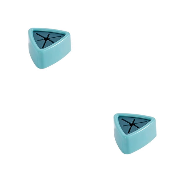 Toystoory Soporte para toallas, colgador de paños de cocina para baño, organización, toallero, organizador de batas de secado extraíble, azul claro Azul claro 2piezas Toystoory CBP316793