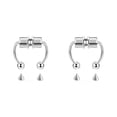 thumbnail image 2 of maskred 1/2/3/5 2021 New Fake Nose Ring Alloy Nose Hoop Septum Rings For Metal color 2PCS, 2 of 6