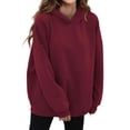 thumbnail image 2 of BILIKEYU Women's Oversized Sweatshirts with Pocket Pullover Top, Womens Tops, Sweatshirt for Women, Fall Clothes, 2 of 6