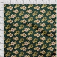 thumbnail image 4 of oneOone Rayon Light Green Fabric Floral & Sewing Material Print Fabric By The Yard 56 Inch Wide, 4 of 8
