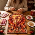 thumbnail image 4 of 3D Layered Dragon Diamond Kit 10x12in, Round Drill Canvas Wall Art, Christmas Decoration Indoor Wall Ornament Home Tabletop Decor, 4 of 6