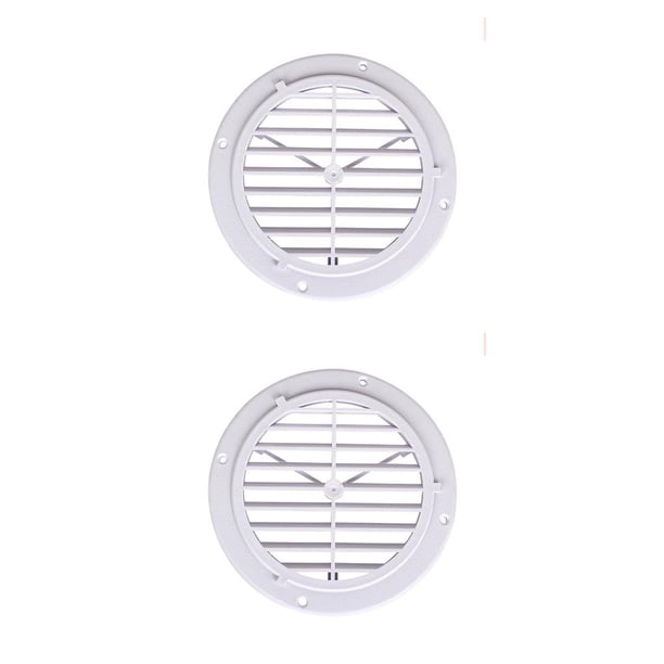 Scienceny Cubierta de rejilla de ventilación de aire, cubierta de ventilación de conducto de salida para RV, yate, accesorios para barcos, ventilación Type2 NO2 Scienceny CBP234907