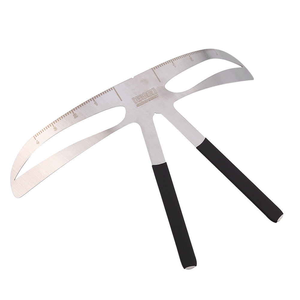 Ldyso Eyebrow Ruler Three Point Positioning Balance Ruler One Word ...