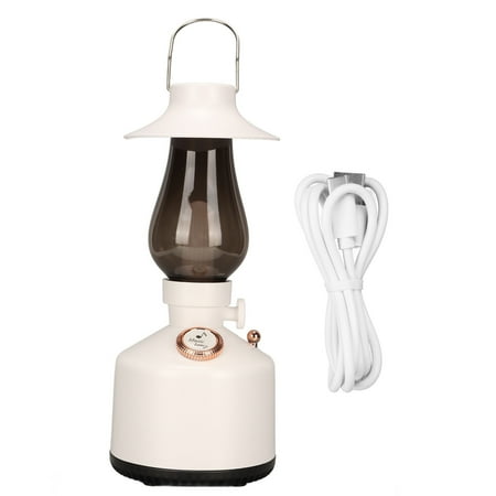 

Vintage Night Light Speaker IPX4 Waterproof Handheld 360 Degree Surround Sound Retro Night Light with Music White