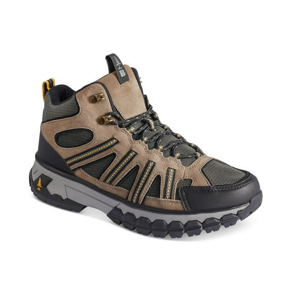 Bass Outdoor Men's Vibram Peak Trail II Mid-Top Hiking Boot, Taupe Olive Sz 10