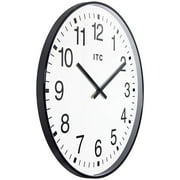 Infinity Instruments Profuse Black Transitional Analog Display Wall Clock