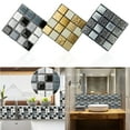 thumbnail image 2 of Mosaics Creative 3D Tile Stickers Simulation Decoration DIY Floor Plane Wall Stickers Bright Film, 2 of 8