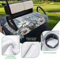 thumbnail image 5 of Golf Cart Seat Covers for 2 Seater,Vintage Daisy Soft Microfiber Cart Seat Towel Blanket,Farmhouse Flower Butterfly Wooden Absorbent Breathable Non Slip Bench Seats Protector for Golf Course 51"x31", 5 of 9