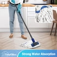 thumbnail image 6 of TidyBliss Commercial Mop Heavy Duty with 57.5 inches Long Handle (Blue), 6 of 8