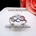 thumbnail image 2 of Continuum Infinity Ring  for Women 925 Sterling Silver Ginger Lyne Collection, 2 of 5
