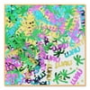 Beistle Multicolor Tropical Luau Cutout Plastic Confetti-1 Pack / .5oz