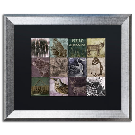 Trademark Fine Art 'Hunting Season VI' Silver Framed Art by Color Bakery
