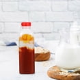 thumbnail image 5 of FUEENIRVA Set of 10 Transparent Reusable Plastic Drinking Bottles for Juice, and, 5 of 7
