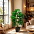 thumbnail image 4 of Artificial Palm Tree Potted Greenery, Realistic Faux Tropical Greenery for Home Office Decoration, 1 Count, 4 of 6