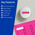 thumbnail image 3 of Avery Printable Rectangle Labels, Neon Magenta, 1" x 1.5", 640ct, 3 of 11